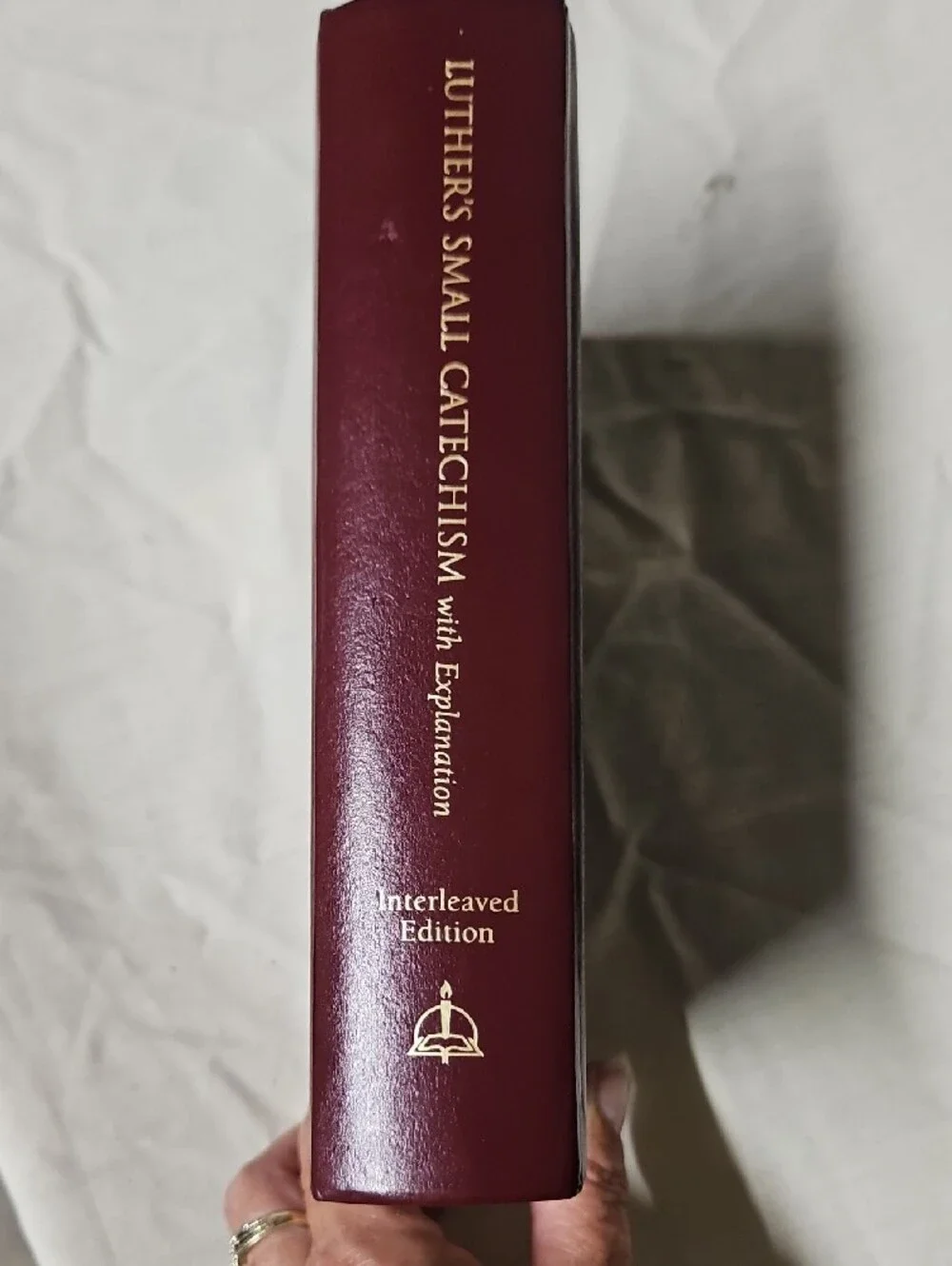 Luther's Small Catechism Burgundy Hardcover - Interleaved
